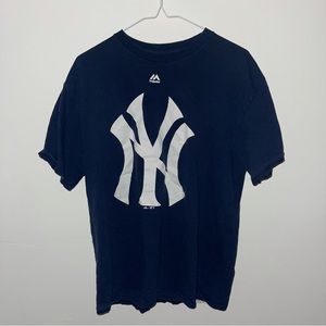 Vintage New York Yankees Big Logo Majestic T-shirt Men’s Sz Large